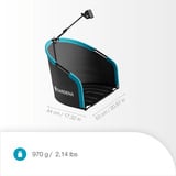 GARDENA Grasopvangbak 49 liter opvangzak Grijs/turquoise, 11770-20