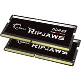G.Skill 32 GB DDR5-4800 (2x 16 GB) Kit laptopgeheugen Zwart, F5-4800S3434A16GX2-RS, Ripjaws, XMP