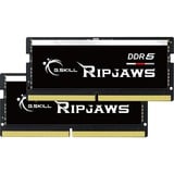 G.Skill Ripjaws 32 GB DDR5-4800 (2x 16 GB) laptopgeheugen Zwart, F5-4800S3434A16GX2-RS, SO-DIMM, XMP 3.0