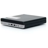 HP ProDesk 600 G4 DM Refurbished mini-pc Zwart/zilver | Core i3-8100T | UHD Graphics 630 | 8 GB | 256 GB SSD