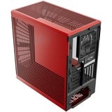 HYTE Y40 midi tower behuizing Rood/zwart | 2x USB-A | 1x USB-C | Tempered Glass