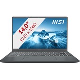MSI Prestige 14 A12SC-016NL 14" laptop Grijs | i7-1280P | GTX 1650 | 16 GB | 512 GB SSD