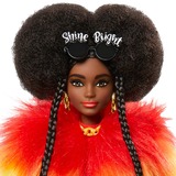 Mattel Barbie Extra Doll 1 - Rainbow Coat with Pet Poodle Pop 