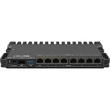 MikroTik Heavy-duty RB5009 router (RB5009UPr+S+IN) Zwart, Marvell ARMADA 7040 CPU, PoE, SFP+