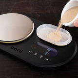 Ooni Dual Platform Digital Scales keukenweegschaal Zwart/roestvrij staal