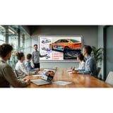 Samsung LH75WMFWLGCXEN Flip Pro Interactive Display WMF-X 4K Wit/grijs, HDMI, LAN, WiFi, BT, USB, Tizen 9.0, Touch