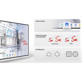 Samsung LH75WMFWLGCXEN Flip Pro Interactive Display WMF-X 4K Wit/grijs, HDMI, LAN, WiFi, BT, USB, Tizen 9.0, Touch