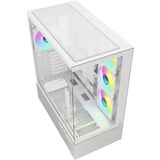 Sharkoon AK7 ARGB midi tower behuizing Wit | 2x USB-A | 1x USB-C | RGB | Window