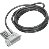 Targus DEFCON Ultimate Universal Serialised Combination Cable Lock with Slimline Adaptable Lock Head diefstalbeveiliging 25 stuks