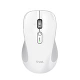 Trust Ferro Draadloze Muis Hyperscrollwiel Wit, 1000-3200 Dpi, 2.4G Hz, 2x Bluetooth, Stille Knoppen