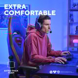 Trust GXT 721SM Ruya Pro Superman Gaming Stoel Blauw/rood