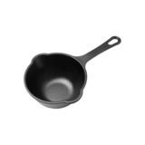 Victoria Sauspot 0,4 liter, Seasoned kookpan Zwart, Color packaging