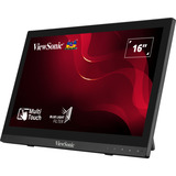 ViewSonic 10-point Touchscreen monitor TD1630-3 16" Zwart, 1x HDMI, 1x VGA