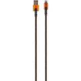 Xtorm Xtreme USB naar Lightning kabel 12W Oranje/zwart, 1,5 meter