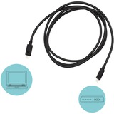 i-tec Thunderbolt 3, 150cm kabel Zwart, 40 Gbps, 100W Power Delivery, USB-C Compatible