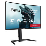 iiyama G-Master Red Eagle GCB2784HSU-B1 27" curved gaming monitor Zwart, 2x HDMI, 1x DisplayPort, USB, Audio, AMD Free-Sync, 240 Hz