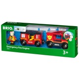 BRIO World - Brandweerwagen met licht en geluid Speelgoedvoertuig 