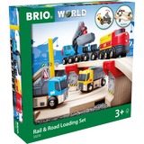 BRIO World - Spoor en Weg Transportset Baan 