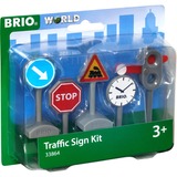 BRIO World - Verkeersbordenset Constructiespeelgoed 