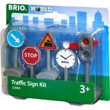 BRIO World - Verkeersbordenset Constructiespeelgoed 
