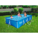 Bestway Steel Pro Frame Pool Set zwembad blauw, 400cm x 211cm x 81cm, Incl. filterpomp
