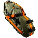 Birzman Packman Travel Saddle Pack fietsmand/-tas Olijfgroen/oranje