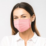 Diverse Mondmaskerset Pink, 2 stuks, herbruikbaar, uitwasbaar