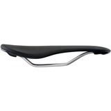 Fabric Scoop Elite Flat fietszadel Zwart, 142mm, cro-mo rails