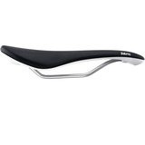 Fabric Scoop Elite Shallow fietszadel Zwart/wit, 142mm, cro-mo rails