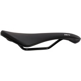 Fabric Scoop Sport Radius Gel fietszadel Zwart, 155mm, Staal rails