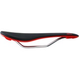Fabric Scoop elite flat Zadel      bkrd fietszadel Zwart/rood