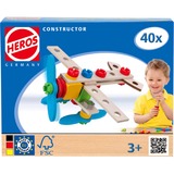 Heros Constructor Vliegtuig, 40-delig Constructiekit
