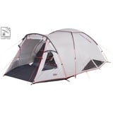 High Peak Alfena 3.0 tent Lichtgrijs/rood