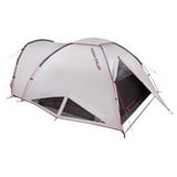 High Peak Alfena 3.0 tent Lichtgrijs/rood