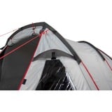 High Peak Alfena 3.0 tent Lichtgrijs/rood