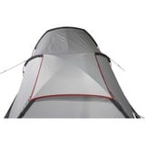 High Peak Alfena 3.0 tent Lichtgrijs/rood