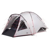 High Peak Almada 4.0 tent Lichtgrijs/rood