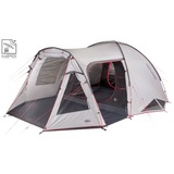 High Peak Amora 5.0 tent Lichtgrijs/rood