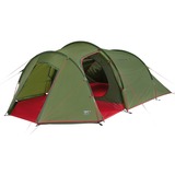 High Peak Goshawk 4 tent Groen/rood