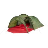 High Peak Goshawk 4 tent Groen/rood