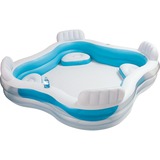 Intex Swim-Center Family Lounge Pool 229x229x66cm zwembad Wit/blauw