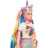 Mattel Barbie Fantasy Hair met zeemeermin en eenhoorn looks Pop 