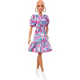 Mattel Barbie Fashionistas Doll 150 - No-Hair Look & Floral Dress Pop Original