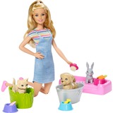 Mattel Barbie Play ‘n' Wash Pets Doll and Playset Pop 