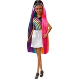 Mattel Barbie Regenboog-Glitterhaar Pop 