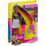 Mattel Barbie Regenboog-Glitterhaar Pop 