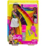 Mattel Barbie Regenboog-Glitterhaar Pop 