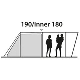 Outwell Brandon 4É tent Groen