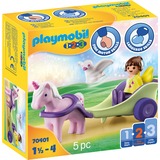 PLAYMOBIL 1.2.3 - Eenhoornkoets met fee Constructiespeelgoed 70401