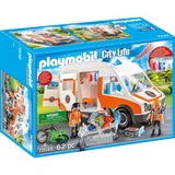 PLAYMOBIL City Life - Ambulance en ambulanciers Constructiespeelgoed 70049